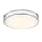 Designers Fountain 14 inch Voice Controlled Colors Brushed Nickel Smart Selectable CCT LED Ceiling Light Flush Mount LED1553RGB-BN - alternate 6